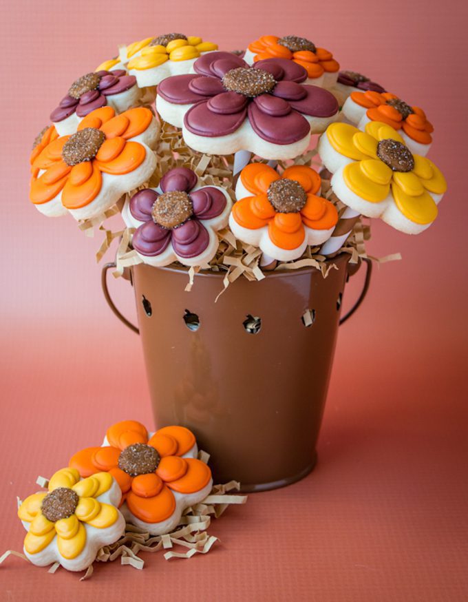 Fall Cookie Bouquet Tutorial