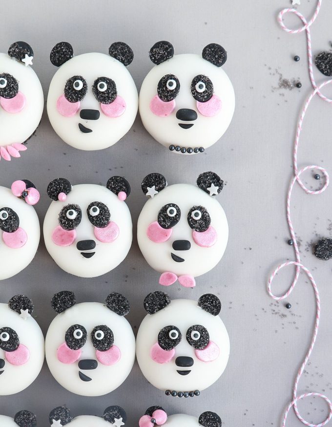 Panda cupcakes for mother's day.