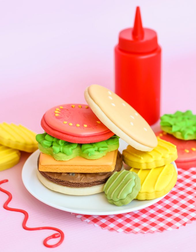Build Your Own Burger Cookies