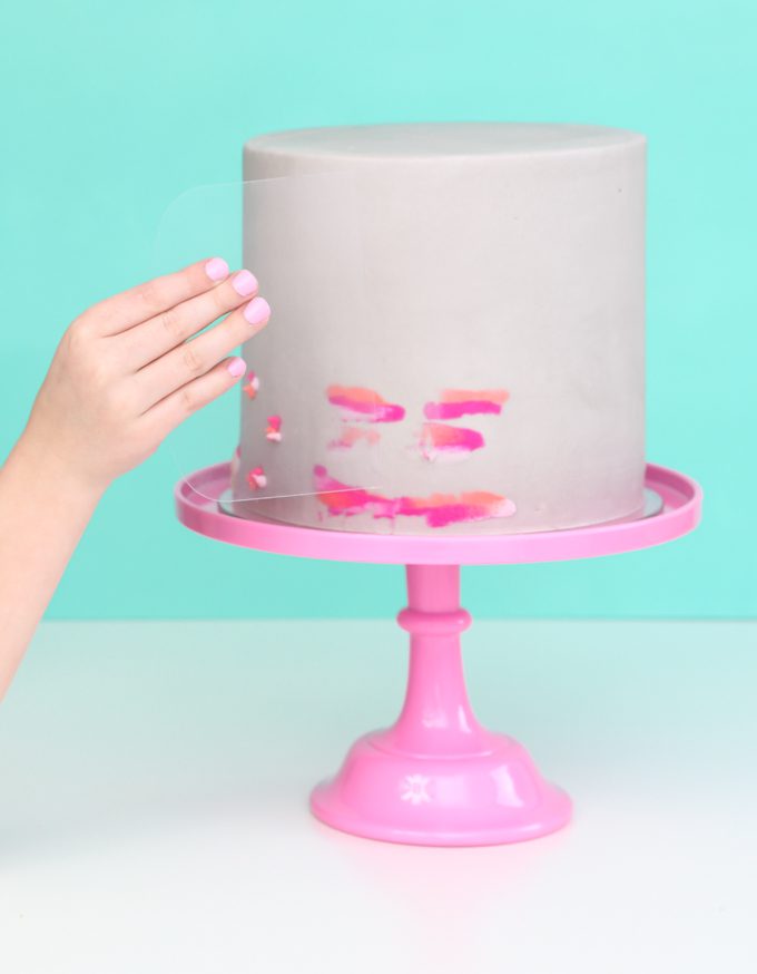 Pom Pom Arch Cake Topper - Pink
