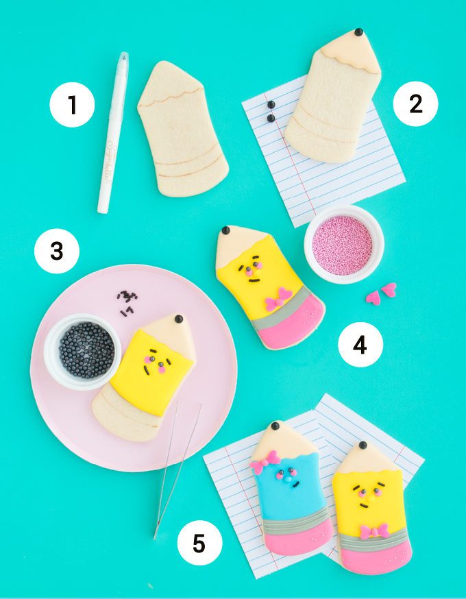 How To Make Pencil Cookies For Back To School
