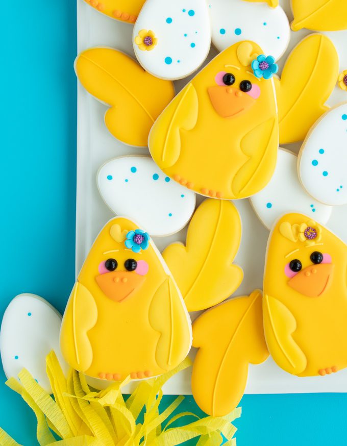 Chick Cookies From A Candy Corn Cutter