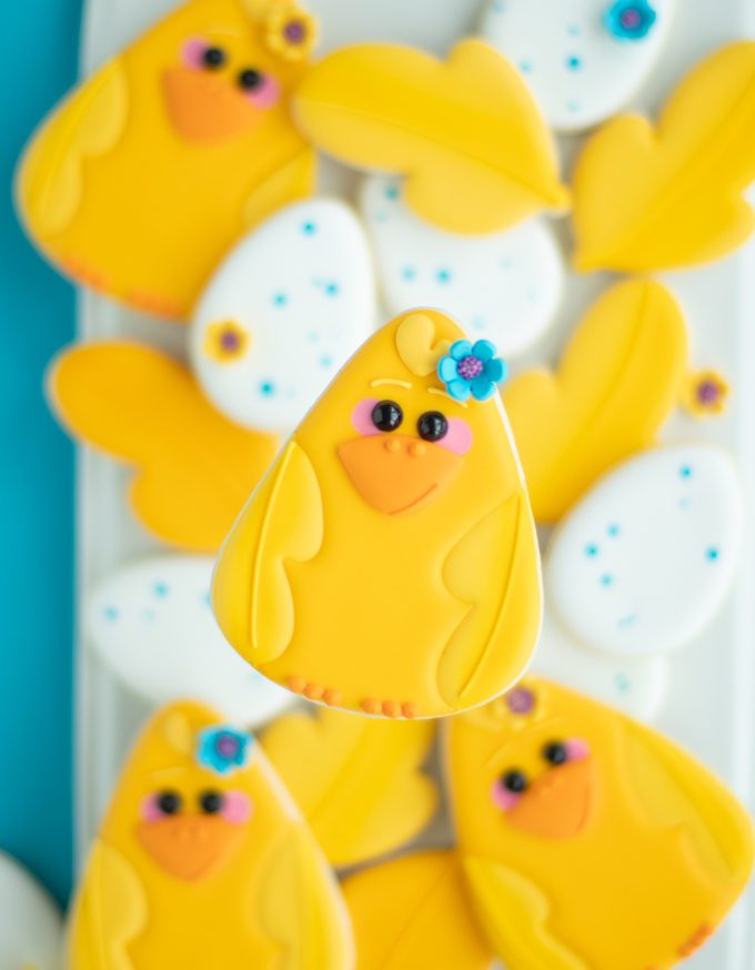 Chick Cookies From A Candy Corn Cutter