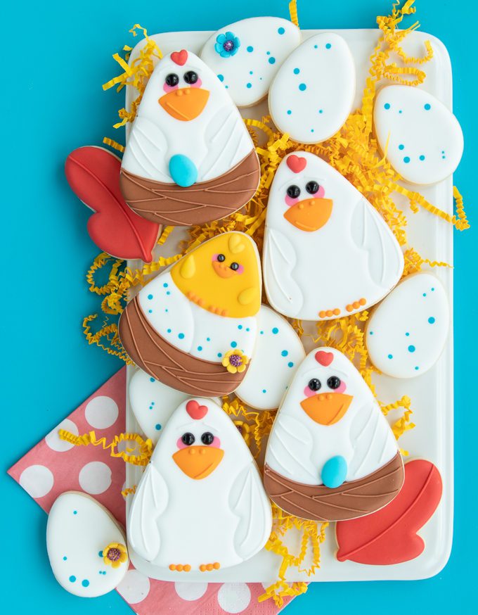 Chicken Cookies From Candy Corn Cutter