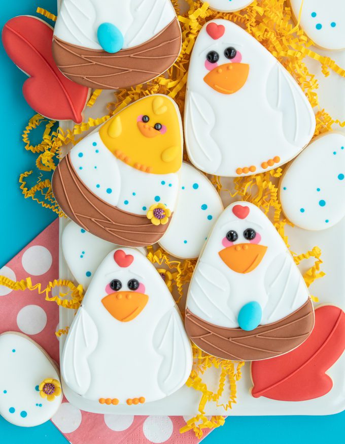 Chicken Cookies From Candy Corn Cutter