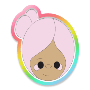 Sugarplum Fairy head Cookie Cutter 3D Download
