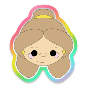 Beautiful Princess Head Cookie Cutter 3D Download