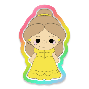 Beautiful Princess Cookie Cutter 3D Download