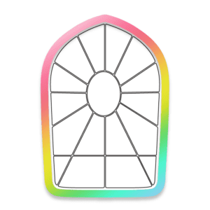 Stain Glass Platter Set 3D Cookie Cutter Download