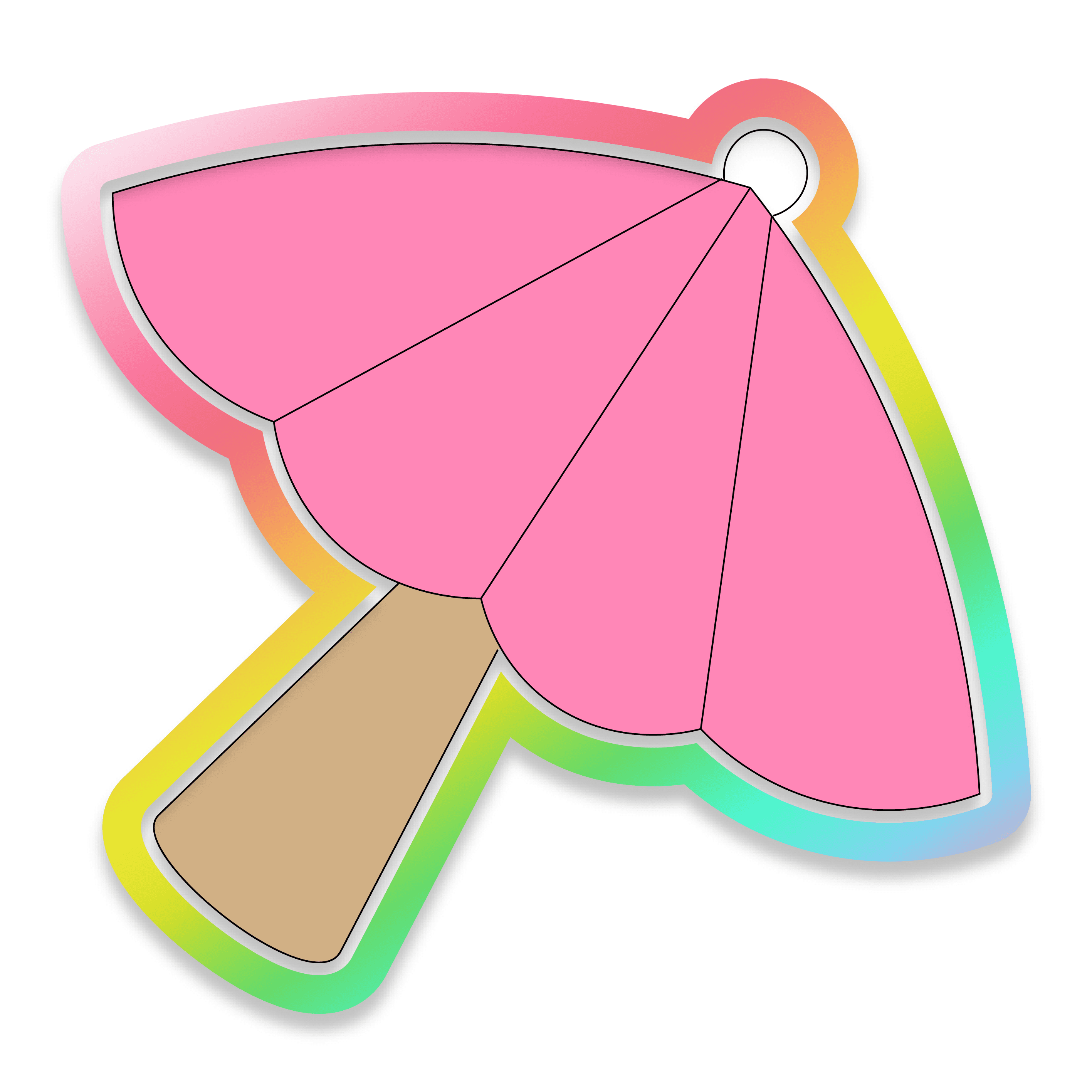 Umbrella Cookie Cutter 3D Download