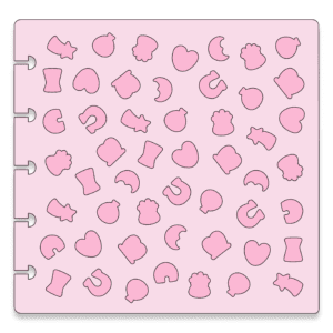 Marshmallow Charms Large Stencil