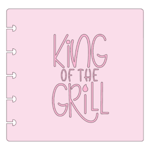 King Of The Grill Stencil