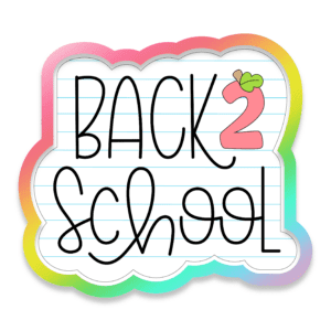 Back 2 School Cookie Cutter 3D Download