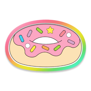 Donut Side Cookie Cutter 3D Download