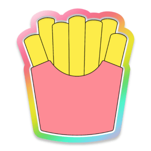 French Fries Cookie Cutter 3D Download