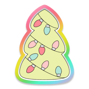 Chubby Christmas Tree Cookie Cutter 3D Download