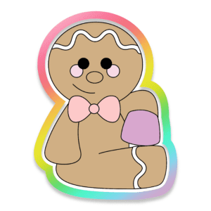 Gingerbread Boy Gumdrop Cookie Cutter 3D Download