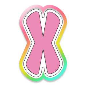 XO Kisses Cookie Cutter 3D Download