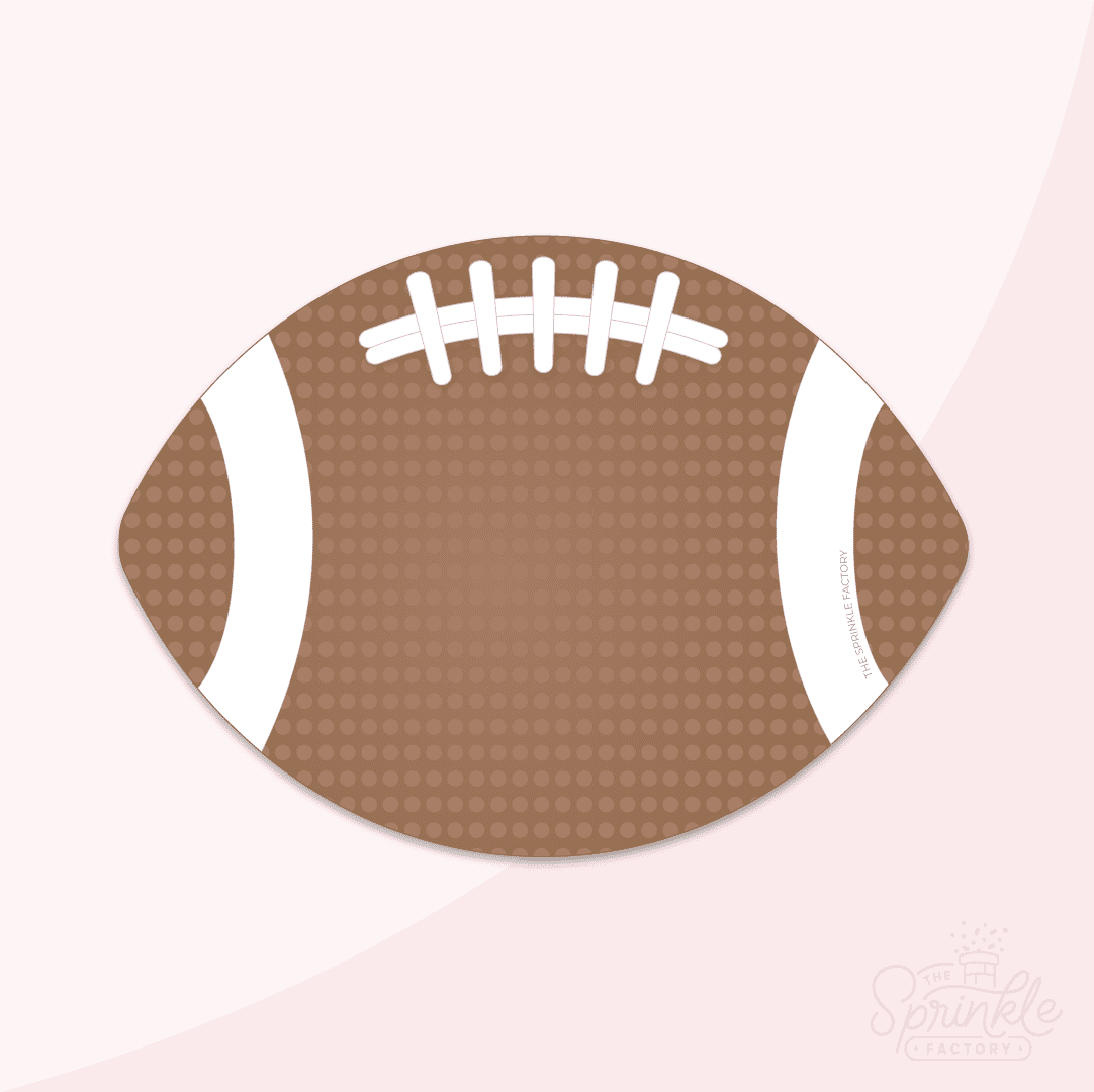 Clipart of a brown football.