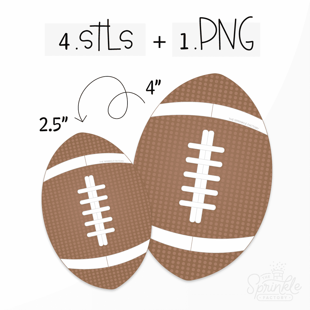 Clipart of a brown football.