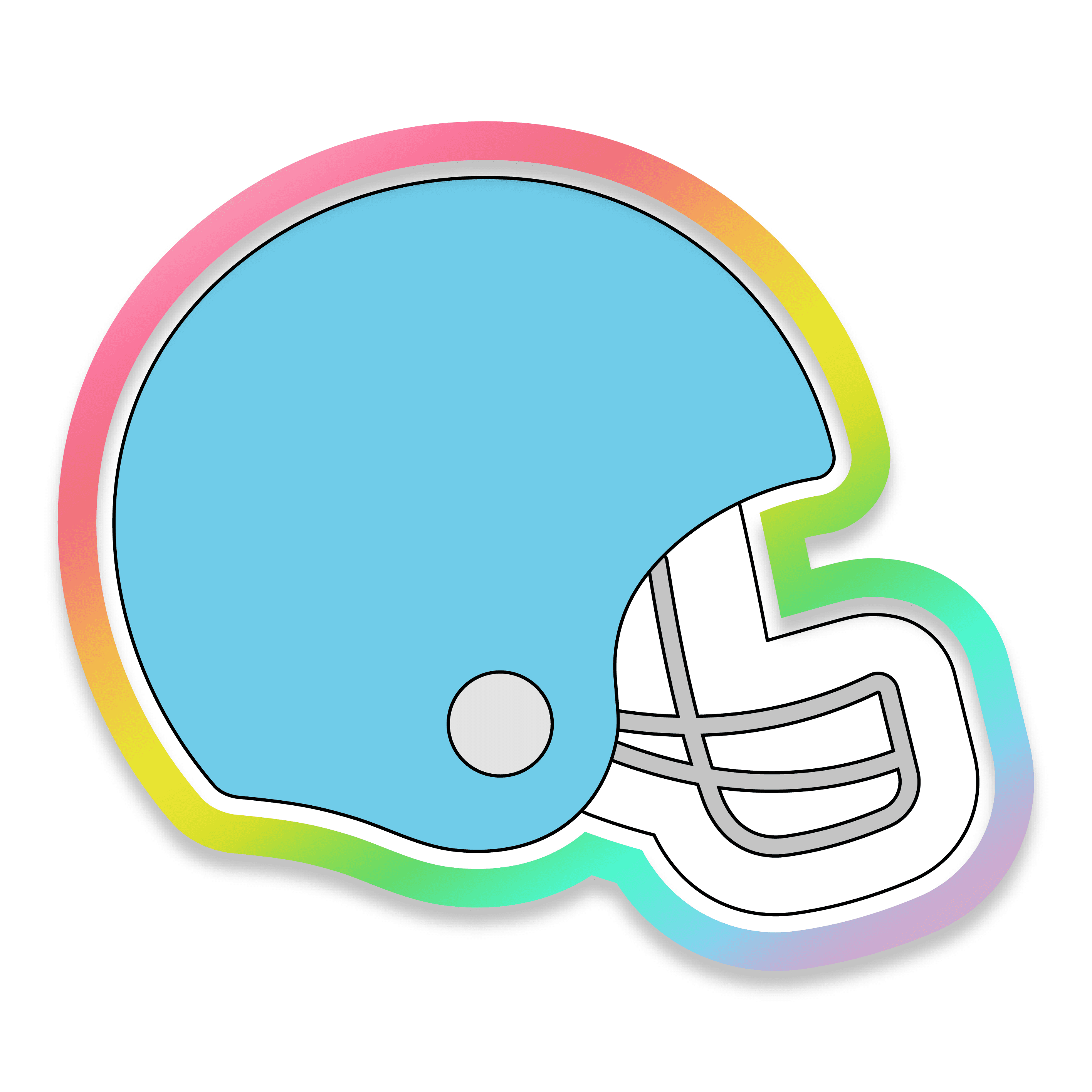 Football Helmet Cookie Cutter 3D Download