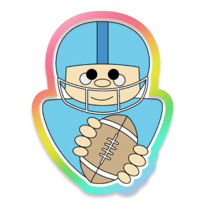 Football Player Cookie Cutter 3D Download