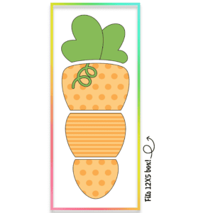 4 Piece Carrot Set Cookie Cutter 3D Download
