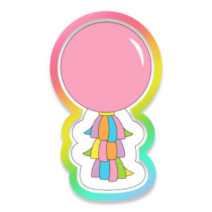 Balloon Tassel Cookie Cutter 3D Download