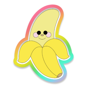 Banana Peel Cookie Cutter 3D Download