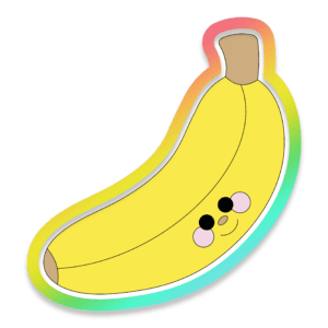 Banana Cookie Cutter 3D Download