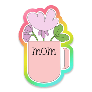 Floral Mug Cookie Cutter 3D Download