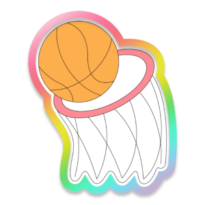 Basketball Swoosh Cookie Cutter 3 Download