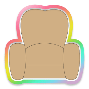 Dad Chair Cookie Cutter 3D Download