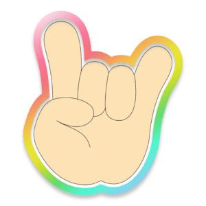 You Rock Hand Cookie Cutter 3D Download