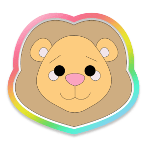 Lion Head Cookie Cutter 3D Download