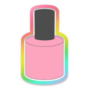 Nail Polish Bottle Cylinder Cookie Cutter 3D Download