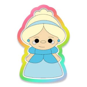 Glass Slipper Princess Cookie Cutter 3D Download