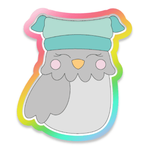 Winter Woodland Owl Cookie Cutter 3D Download