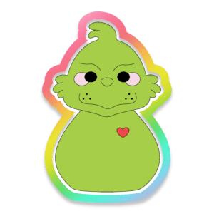Grinch Body Cookie Cutter 3D Download