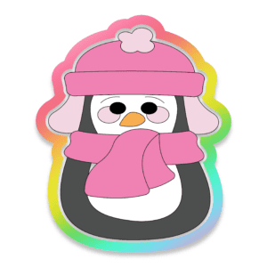 Penguin Winter Hat Cookie Cutter 3D Download
