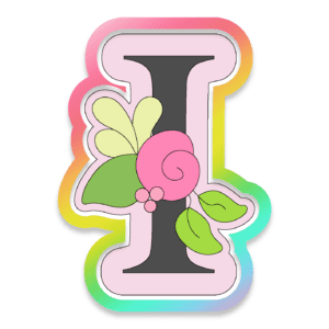 Floral I Cookie Cutter 3D Download