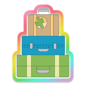 Suitcase Triple Cookie Cutter 3D Download