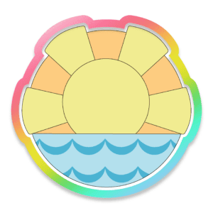 Sun Patch Cookie Cutter 3D Download