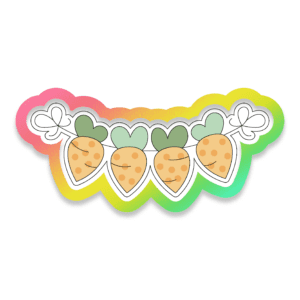 Carrot Banner Cookie Cutter 3D Download