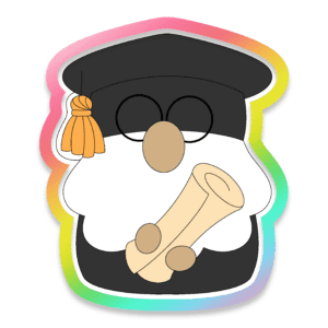 Grad Gnome Cookie Cutter 3D Download