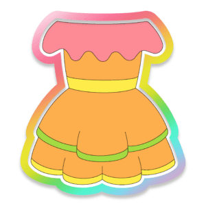 Fiesta Dress Cookie Cutter 3D Download