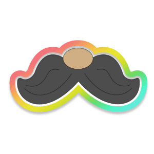 Mustache Cookie Cutter 3D Download