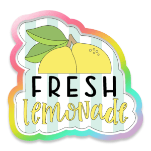 Fresh Lemonade Cookie Cutter 3D Download