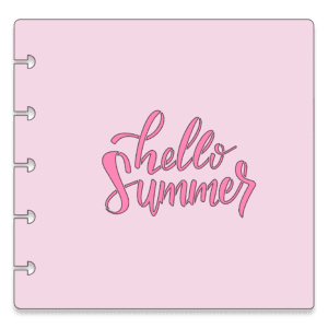 Hello Summer Stencil Download