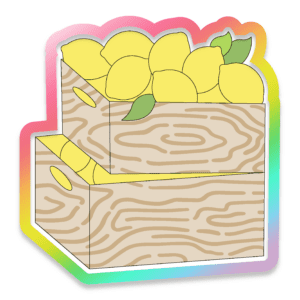 Lemon Crate Cookie Cutter 3D download